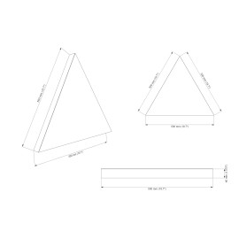 Wall-Mounted Acoustic Panel «Triangle» 