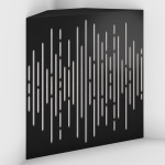Corner Bass Trap «Wave Fabric» Black