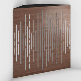 Corner Bass Trap «Wave Fabric» Nut