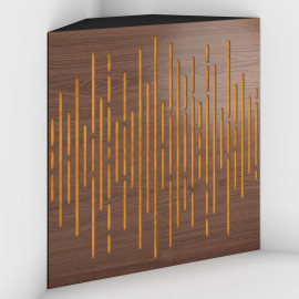 Corner Bass Trap «Wave Fabric» Nut