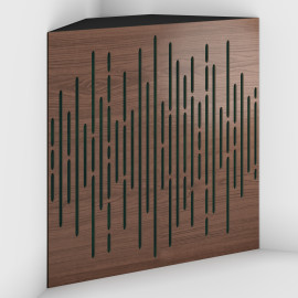 Corner Bass Trap «Wave Fabric» Nut