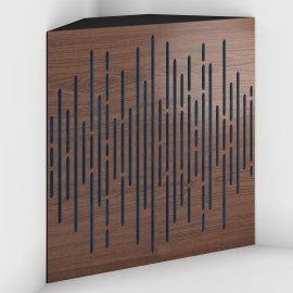 Corner Bass Trap «Wave Fabric» Nut