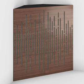 Corner Bass Trap «Wave Fabric» Nut