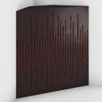 Corner Bass Trap «Wave Fabric» Wenge