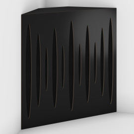 Corner Bass Trap «Pulse Fabric» Black