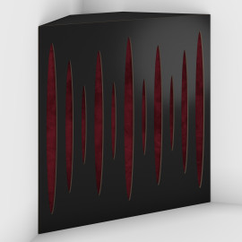 Corner Bass Trap «Pulse Fabric» Black