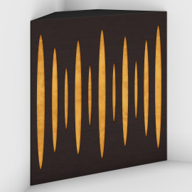 Corner Bass Trap «Pulse Fabric» Wenge