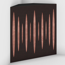 Corner Bass Trap «Pulse Fabric» Wenge