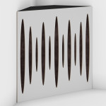 Corner Bass Trap «Pulse Fabric» White