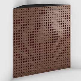 Corner Bass Trap «Universe Fabric» Nut