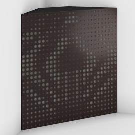 Corner Bass Trap «Universe Fabric» Wenge