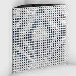 Corner Bass Trap «Universe Fabric» White