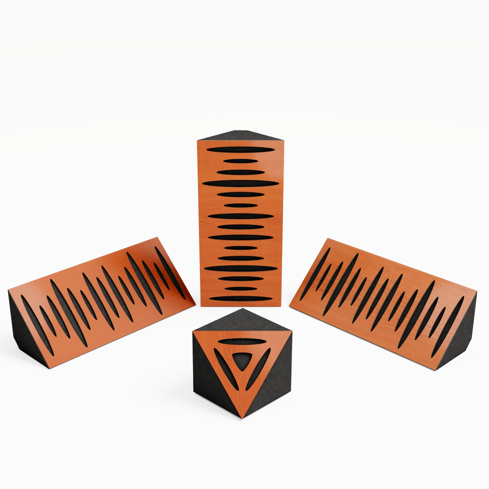 Kit of 3 sets of Bass Trap «Pulse mini» and one set of «Tricub-Pulse»