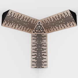 Kit of 3 sets of Bass Trap «Wave Mini» and one set of «Tricub-Wave»