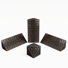 Kit of 3 sets of Bass Trap «Wave Mini» and one set of «Tricub-Wave»