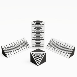 Kit of 3 sets of Bass Trap «Wave Mini» and one set of «Tricub-Wave»