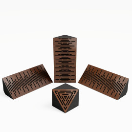 Kit of 3 sets of Bass Trap «Wave Mini» and one set of «Tricub-Wave»