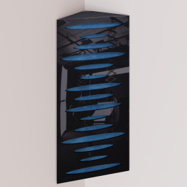 Bass Trap «Pulse Mini Fabric Vertical» Black Plastic