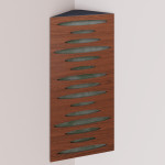 Bass Trap «Pulse Mini Fabric Vertical» Nut