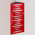 Bass Trap «Pulse Mini Fabric Vertical» Red Plastic