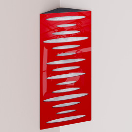 Bass Trap «Pulse Mini Fabric Vertical» Red Plastic