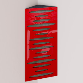 Bass Trap «Pulse Mini Fabric Vertical» Red Plastic
