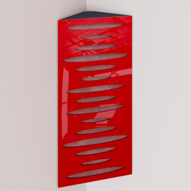 Bass Trap «Pulse Mini Fabric Vertical» Red Plastic