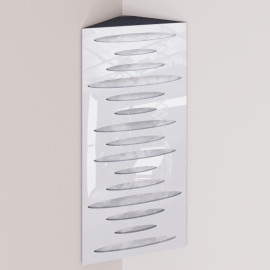 Bass Trap «Pulse Mini Fabric Vertical» White Plastic