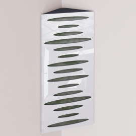 Bass Trap «Pulse Mini Fabric Vertical» White Plastic