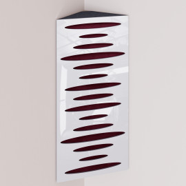 Bass Trap «Pulse Mini Fabric Vertical» White Plastic