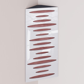 Bass Trap «Pulse Mini Fabric Vertical» White Plastic