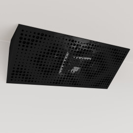 Bass Trap «Rebat Mini Fabric Horizontal» Black Plastic