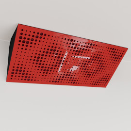 Bass Trap «Rebat Mini Fabric Horizontal» Red Plastic