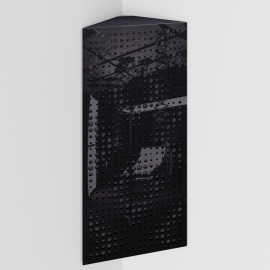 Bass Trap «Rebat Mini Fabric Vertical» Black Plastic
