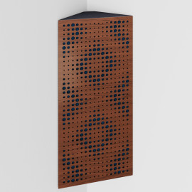 Bass Trap «Rebat Mini Fabric Vertical» Nut