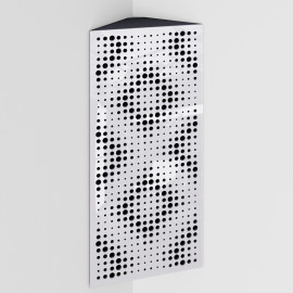 Bass Trap «Rebat Mini Fabric Vertical» White Plastic