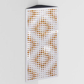 Bass Trap «Rebat Mini Fabric Vertical» White Plastic