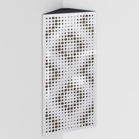 Bass Trap «Rebat Mini Fabric Vertical» White Plastic