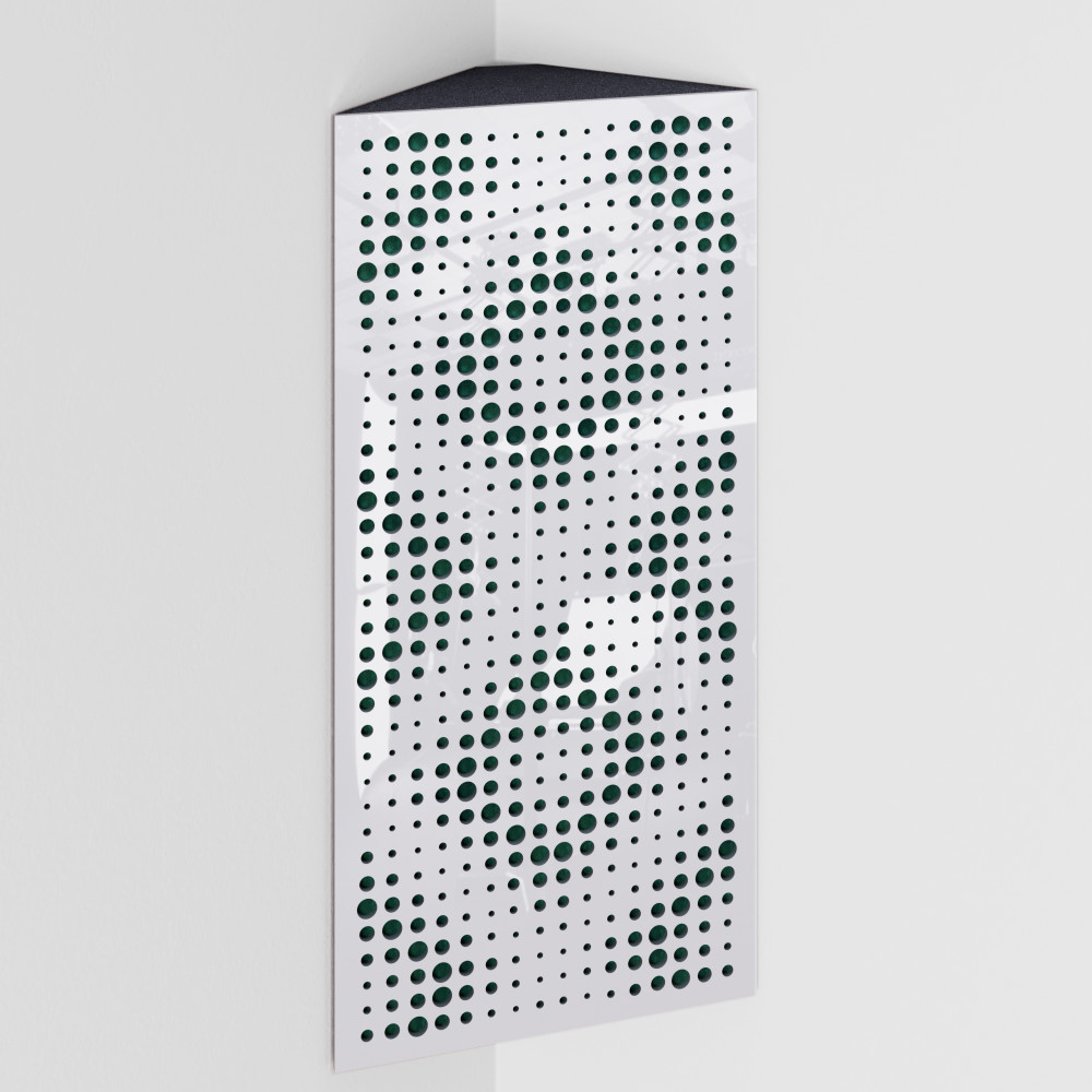 Bass Trap «Rebat Mini Fabric Vertical» White Plastic