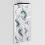 Bass Trap «Rebat Mini Fabric Vertical» White Plastic