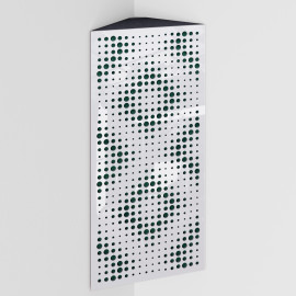 Bass Trap «Rebat Mini Fabric Vertical» White Plastic