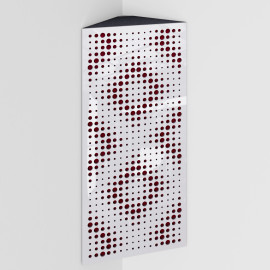 Bass Trap «Rebat Mini Fabric Vertical» White Plastic