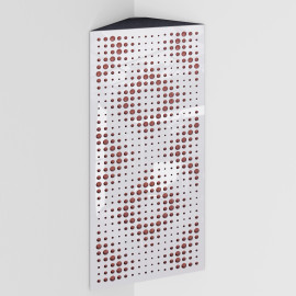 Bass Trap «Rebat Mini Fabric Vertical» White Plastic