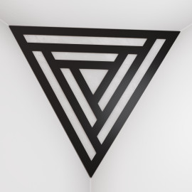 Corner Bass Trap «Triangle Sci-fi Fabric» Black