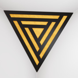 Corner Bass Trap «Triangle Sci-fi Fabric» Black