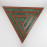 Corner Bass Trap «Triangle Sci-fi Fabric» Nut