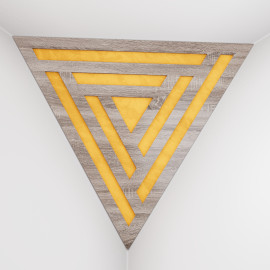 Corner Bass Trap «Triangle Sci-fi Fabric» Sonoma