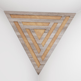 Corner Bass Trap «Triangle Sci-fi Fabric» Sonoma