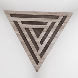 Corner Bass Trap «Triangle Sci-fi Fabric» Sonoma