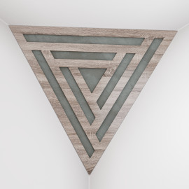 Corner Bass Trap «Triangle Sci-fi Fabric» Sonoma